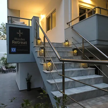 דירה Rhodes Retreat: Modern Comfort In Serene Luxury *